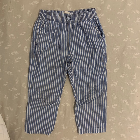 H&M L.O.G.G. Linen/Cotton pull-on pants - Picture 3 of 9